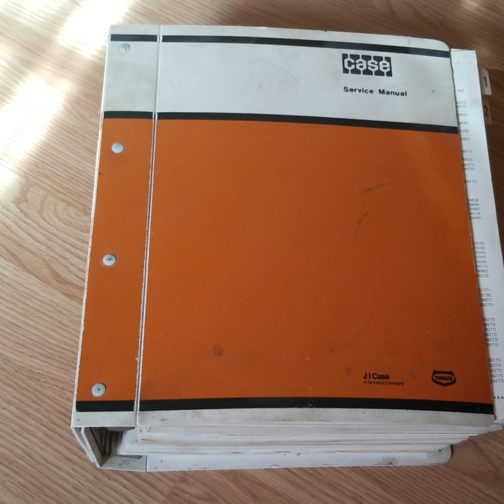 Case 580D loader backhoe full service manual